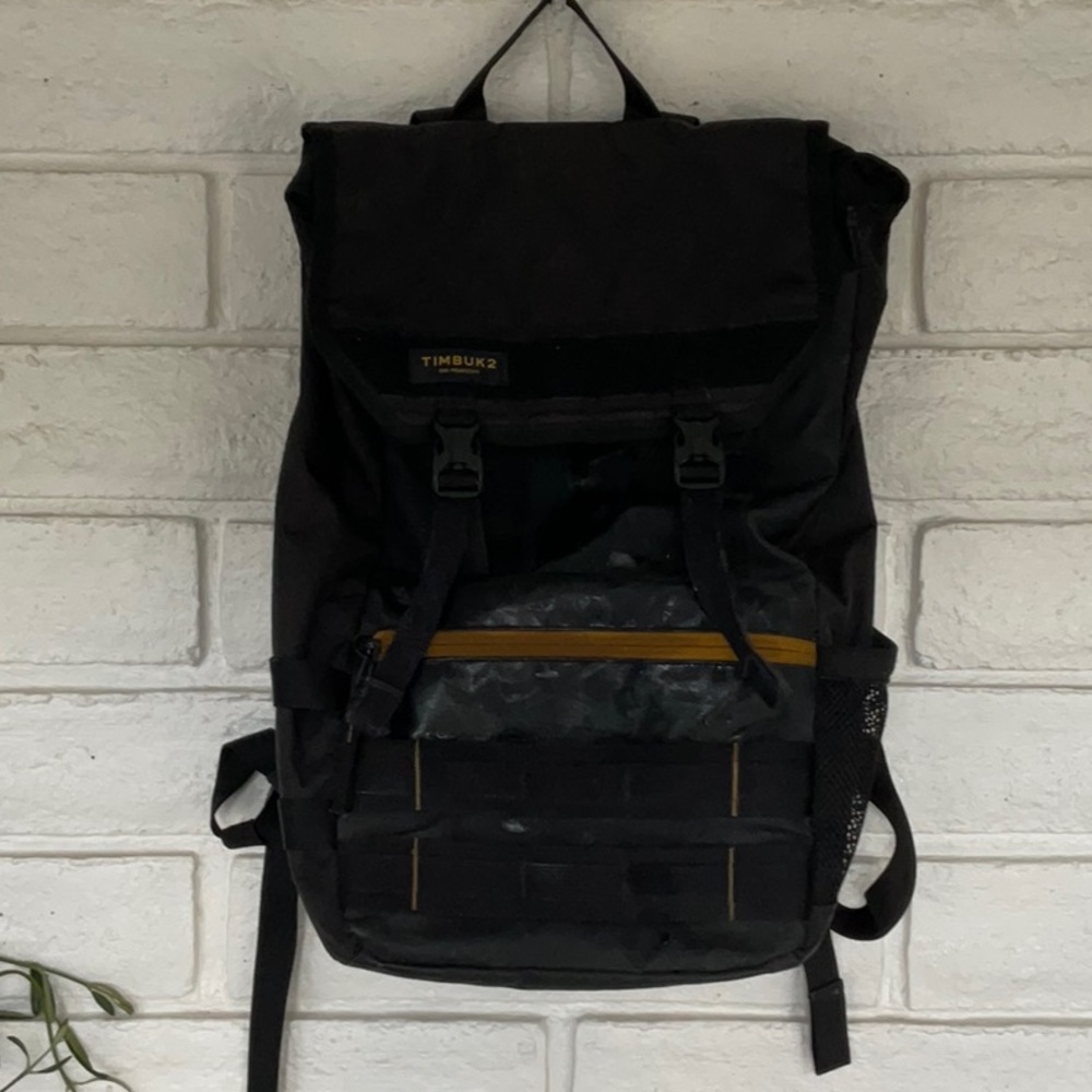 Timbuk2 Rogue black Roll-Top Backpack with Durable Fabric